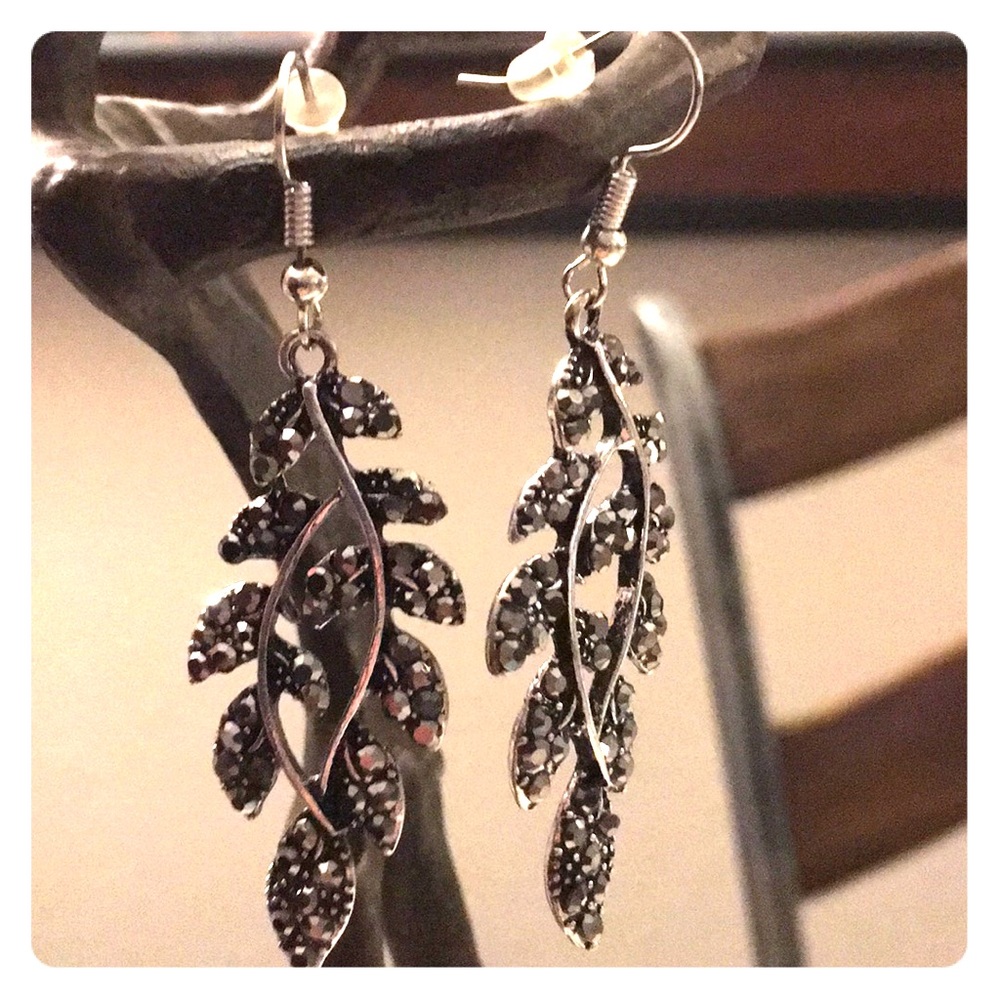 Sparkle earrings.